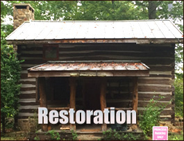 Historic Log Cabin Restoration  Beulaville, North Carolina